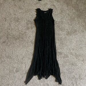Black Lee Andersen Flowy Maxi Dress